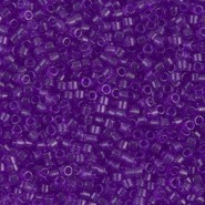 Miyuki Delica Perlen 11/0 - Transparent violet dyed DB-1315